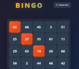 Bingo kaart